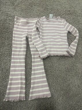Zara Little Girls Stripe Set